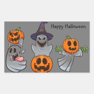 Halloween Fun Rectangular Sticker