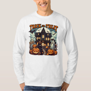 Halloween fun with pumpkins and ghosts! T-Shirt
