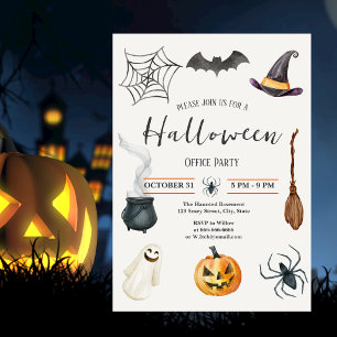 Halloween Funny Annual Office Party Invitation