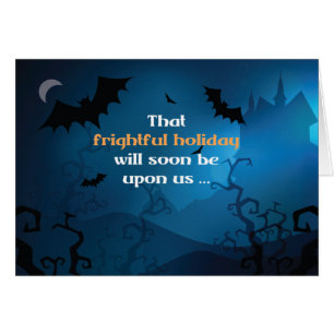 Halloween Funny Bats in Spooky Night