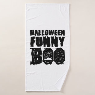 Halloween FUNNY BOO T SHIRT Bath Towel