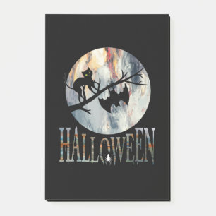 Halloween Funny Cat Halloween Birthday Post-it Notes