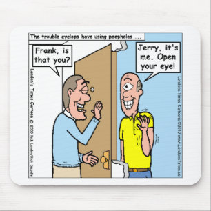 Halloween Funny Cyclops Tees Mugs Cards & Gifts Mouse Mat