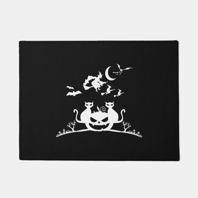 Halloween Funny     Doormat (Front)