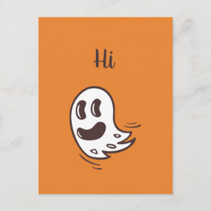 Halloween Funny Ghost Postcard