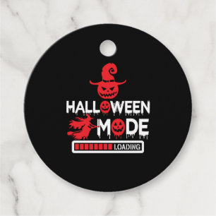 Halloween Funny Halloween Mode Loading Birthday Favour Tags