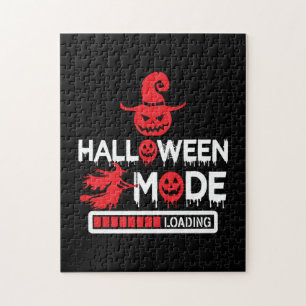 Halloween Funny Halloween Mode Loading Birthday Jigsaw Puzzle