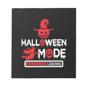 Halloween Funny Halloween Mode Loading Birthday Notepad