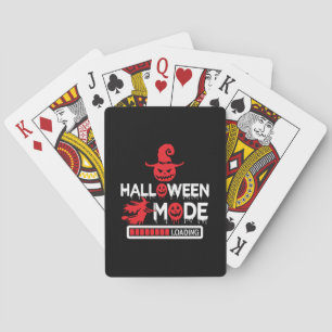 Halloween Funny Halloween Mode Loading Birthday Playing Cards