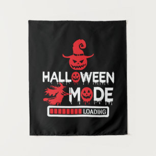 Halloween Funny Halloween Mode Loading Birthday Tapestry