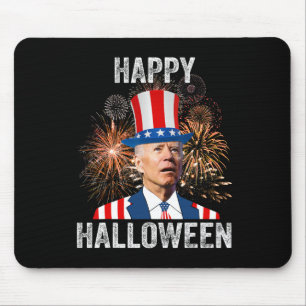 Halloween Funny Happy 4th Of July Anti Joe Biden Mouse Mat