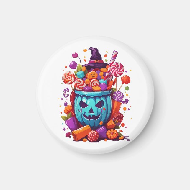 Halloween funny  magnet (Front)