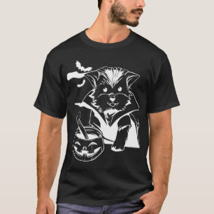 Halloween Funny - Morkie Dog Vampire T-Shirt