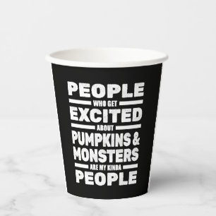 Halloween Funny Paper Cups