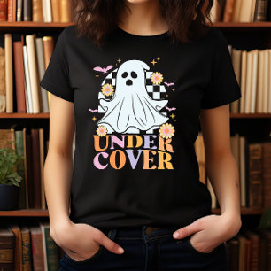 HALLOWEEN FUNNY RETRO GHOST UNDER COVER T-Shirt