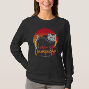 Halloween Funny Return Of The Vampurr Cat Vampire T-Shirt
