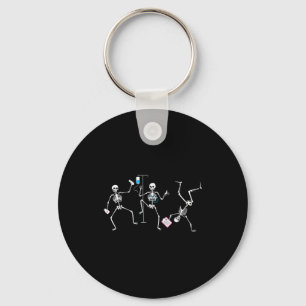 Halloween Funny Skeleton Nurse Soky Registered Nur Key Ring