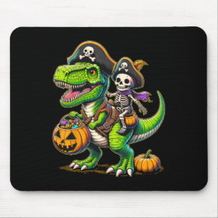 Halloween Funny T Rex Dinosaur Pirate Boys Trick T Mouse Mat