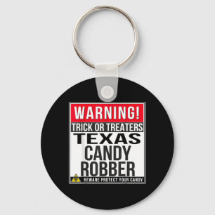 Halloween Funny Texas Key Ring