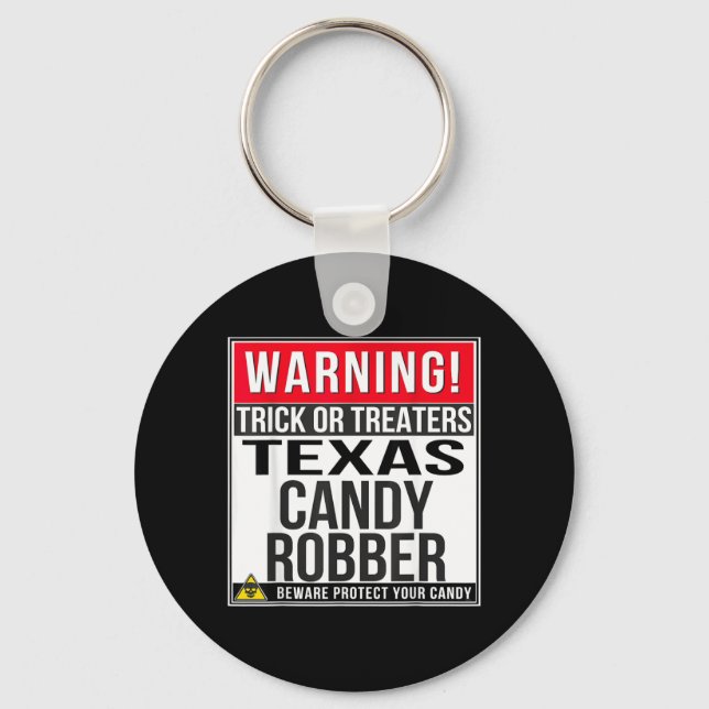 Halloween Funny Texas Key Ring (Front)