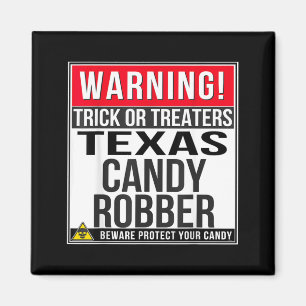 Halloween Funny Texas Magnet