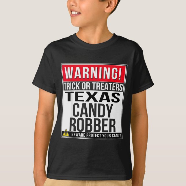 Halloween Funny Texas T-Shirt (Front)