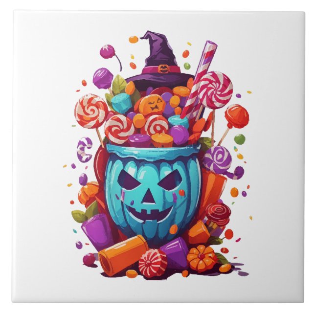 Halloween funny  tile (Front)