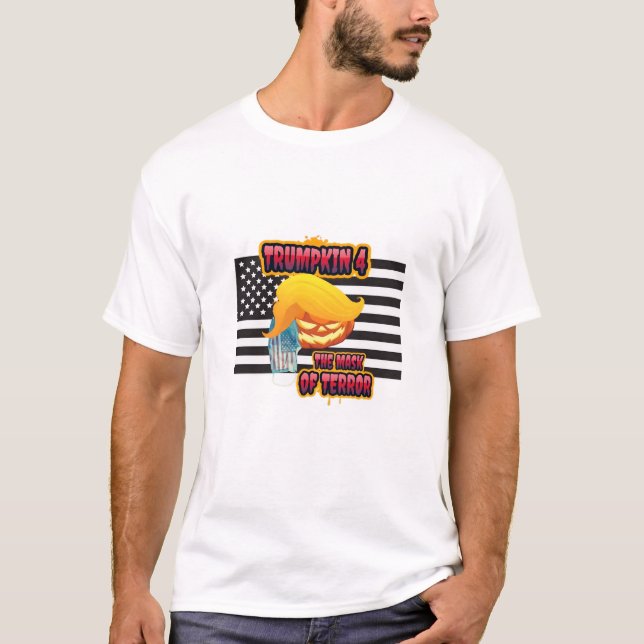 Halloween Funny Trumpkin Classic T-Shirt (Front)
