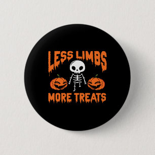 Halloween Funny Wheelchair Amputee Humour Statemen 6 Cm Round Badge