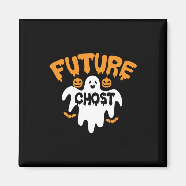 Halloween Future Chost Birthday Magnet (Front)