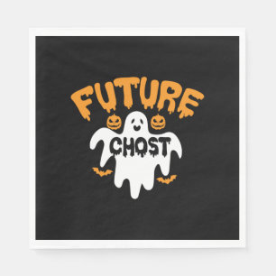 Halloween Future Chost Birthday Napkin