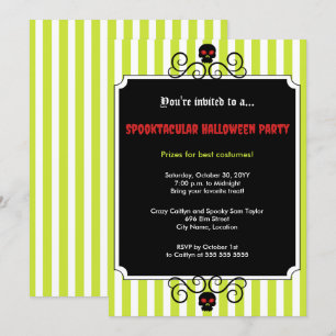 Halloween Gala Party Invitation