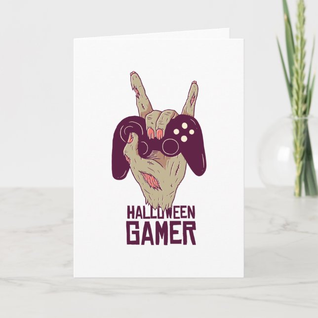 HALLOWEEN GAMER CARD (Front)