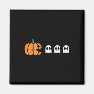 Halloween Gamer Pumpkin Eating Ghost Costume Men B Magnet