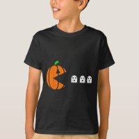 Halloween Gamer Pumpkin Eating Ghost Costume Men B