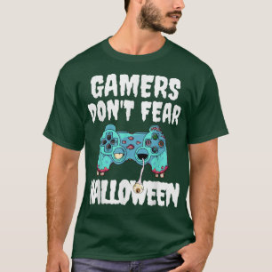 Halloween Gamer Skeleton Zombie Ghost Controller B T-Shirt