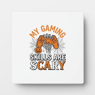 Halloween Gamer Skills Are Scary Vintage Shirt Des Plaque