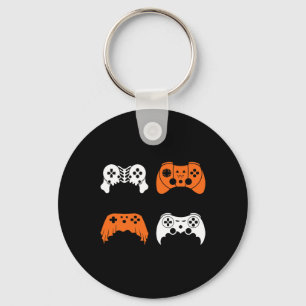 Halloween Gaming Controller Gamer Video Game Contr Key Ring