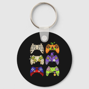 Halloween Gaming Controller Men Boys kids Gamer Ha Key Ring