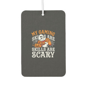 Halloween Gaming Skills Are Scary Ghost Controller Car Air Freshener
