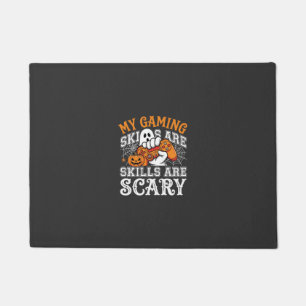 Halloween Gaming Skills Are Scary Ghost Controller Doormat