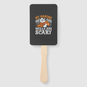 Halloween Gaming Skills Are Scary Ghost Controller Hand Fan