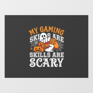 Halloween Gaming Skills Are Scary Ghost Controller Window Cling