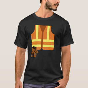 Halloween Garbage Man Costume for Kids Floating T-Shirt