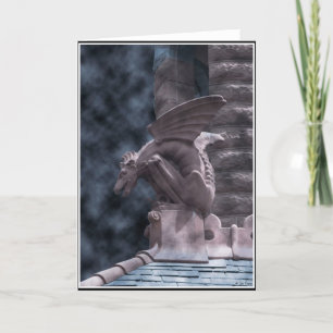 Halloween Gargoyle Card