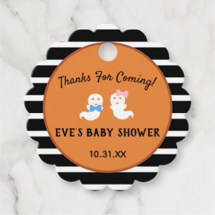 Halloween Gender Reveal, Boo-y or Ghoul Favour Tags