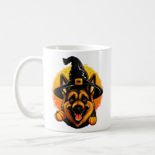 Halloween German Shepherd Dog 3  Coffee Mug