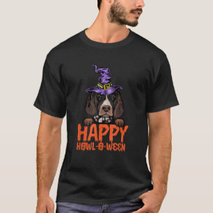 Halloween German Shorthaired Pointer GSP Dog T-Shirt