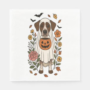 Halloween German Shorthaired Pointer Napkin