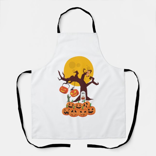 Halloween Ghost                   Apron (Front)